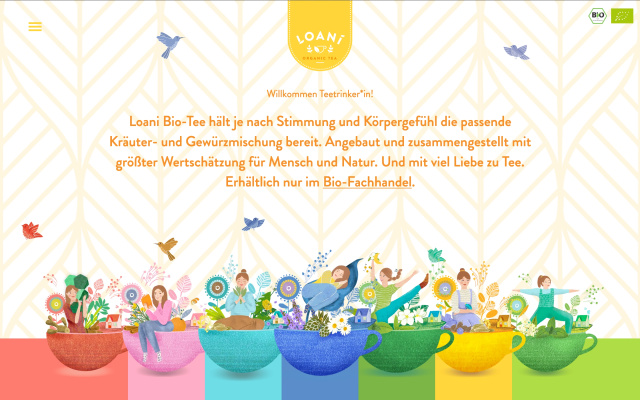 Bild 25 zu Marken-Website Loani - Organic Tea