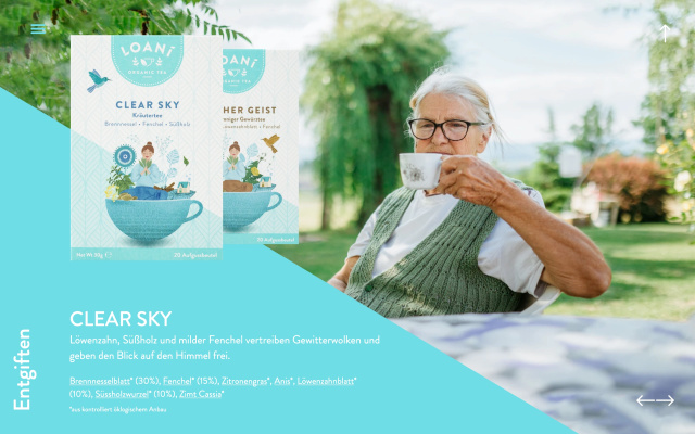 Bild 18 zu Marken-Website Loani - Organic Tea